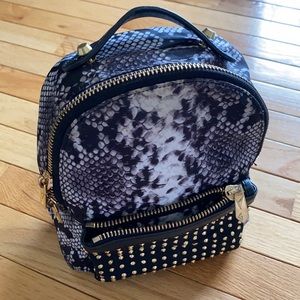 Brian Atwood small backpack (fake snakeskin)